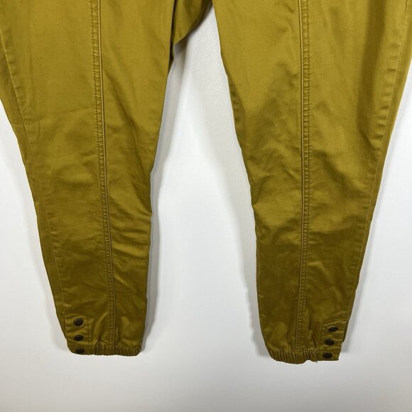 Cabi The Tracker Jogger In Marigold #5504 Pants SZ 2 Women’s Stretch Yellow Gold - Picture 3 of 9